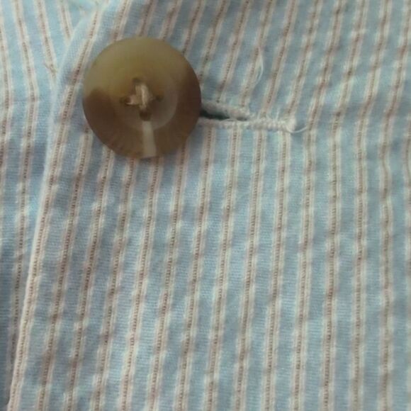 Boys Y2K Children's Place Blue White Seersucker Suit 7/8‎ Jacket Dress Pants - Picture 7 of 12